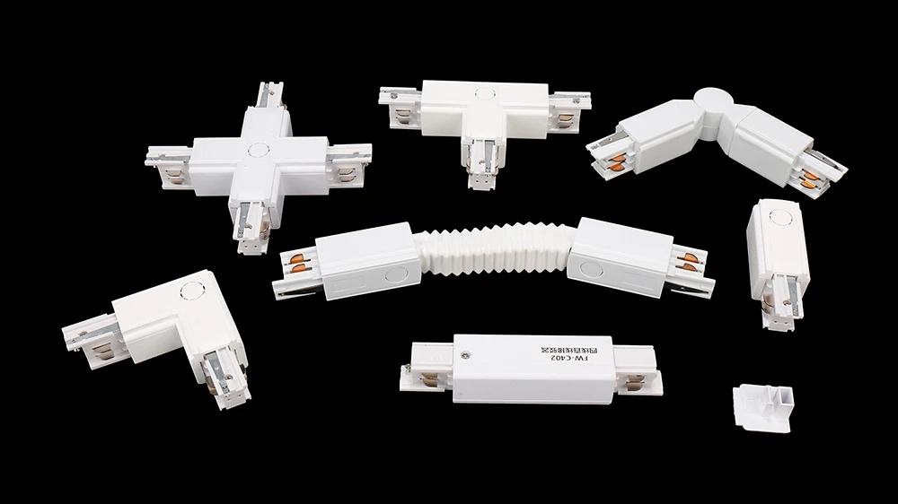track lighting connector types